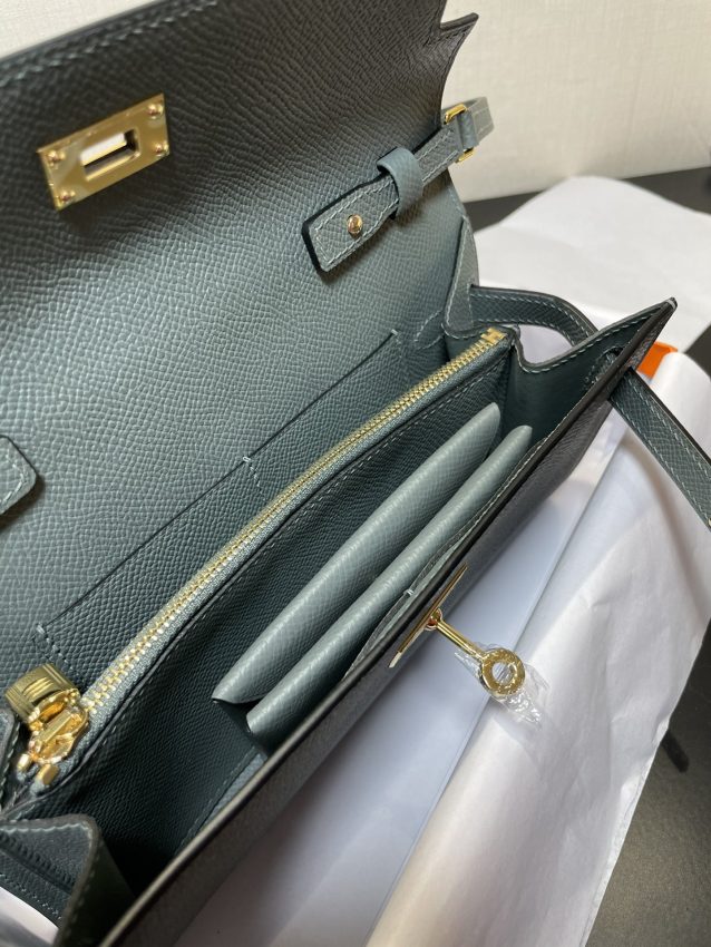 Replica Hermes Kelly Elan Mint Green - high-quality designer bag clone