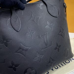 Replica Louis Vuitton Neverfull MM Full Black - high-end fake designer purse