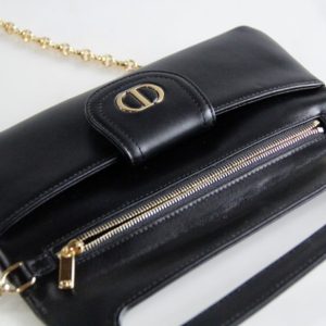 Replica Dior Double Bag Black - top-tier luxury replica shoulder bag