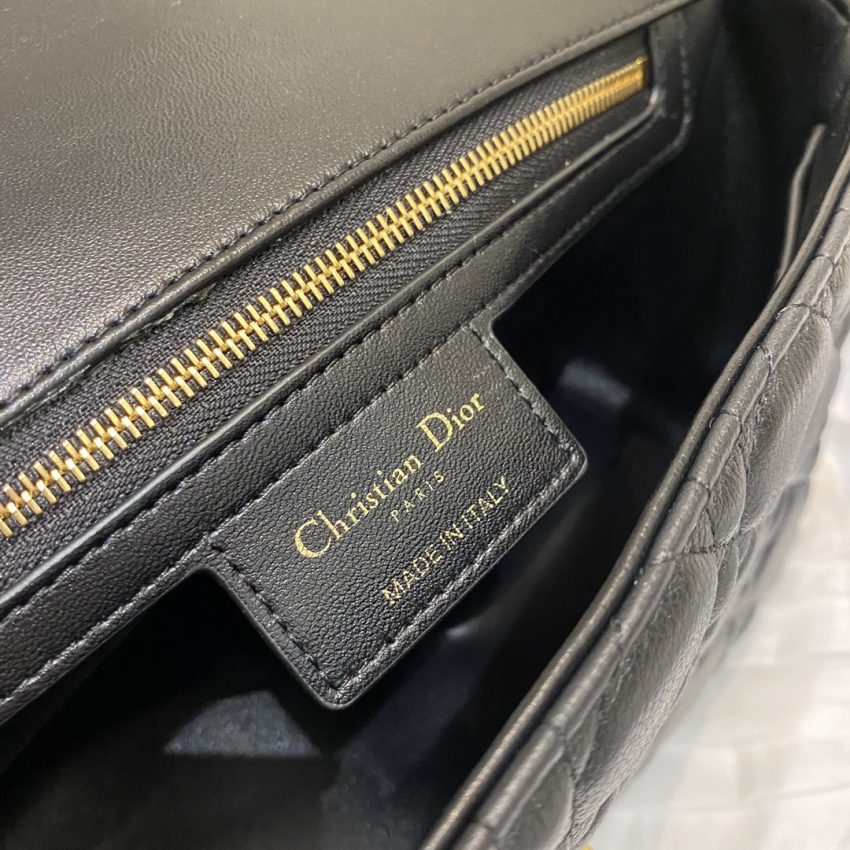 Replica Dior Caro Bag Black - best quality luxury bag dupe