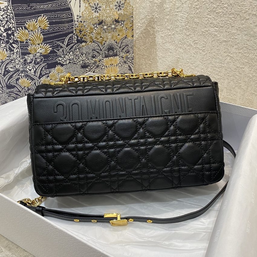 Replica Dior Caro Bag Black - high-accuracy replica luxury purse