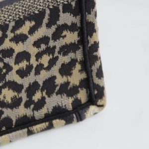 Replica Dior Tote Book Leopard Print - realistic designer-inspired fake bag