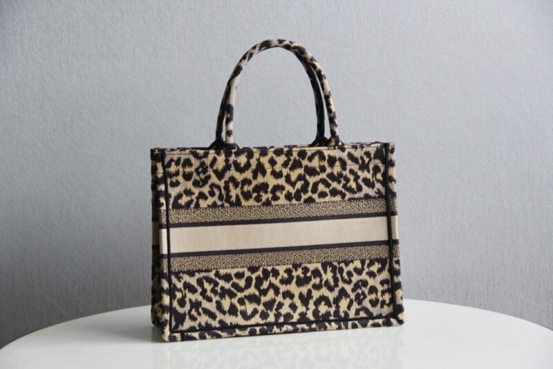 Replica Dior Tote Book Leopard Print - top-rated replica designer bag