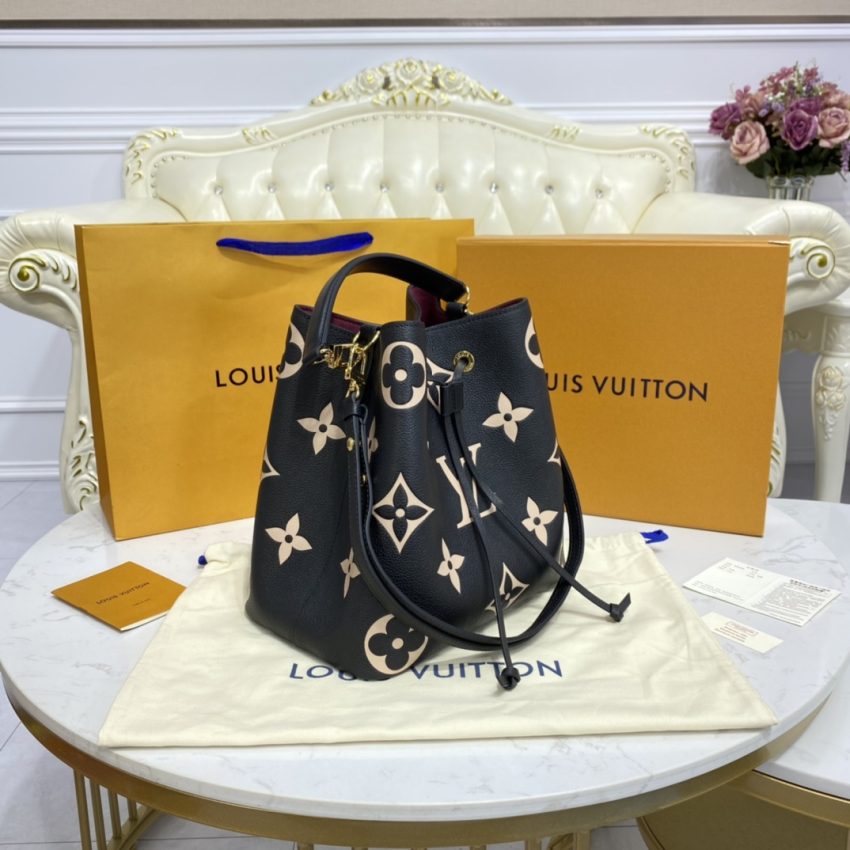Replica Louis Vuitton NeoNoe BB Black - authentic-look luxury purse replica