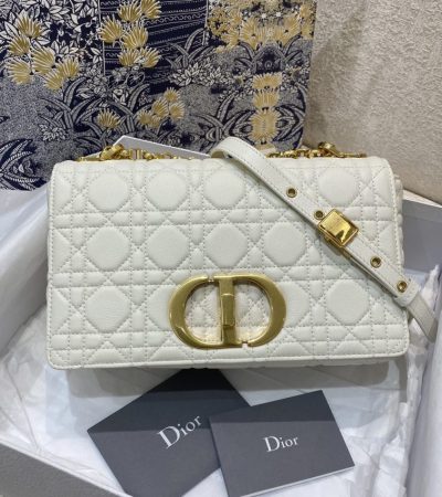 Replica Dior Caro Bag White - top-rated replica designer bag