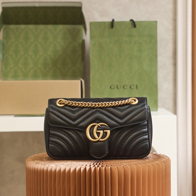 Replica Gucci Marmont Medium Black - ultra-realistic fake designer tote