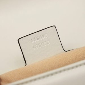 Replica Gucci GG Marmont Medium White - high-quality designer bag clone