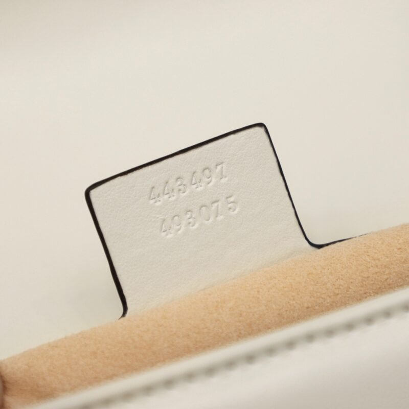 Replica Gucci GG Marmont Medium White - high-quality designer bag clone