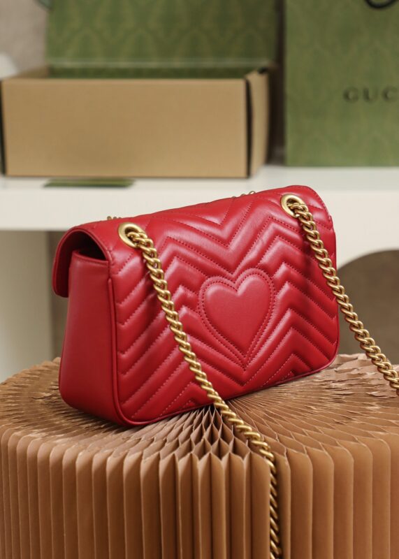 Replica Gucci GG Marmont 1955 Medium Red - 1:1 designer replica handbag
