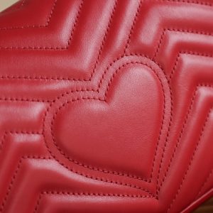 Replica Gucci GG Marmont 1955 Medium Red - premium 1:1 fake handbag model