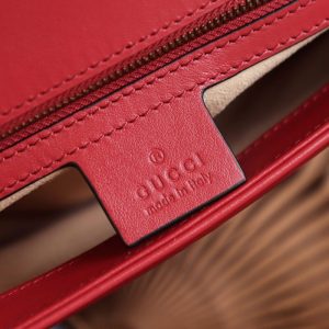 Replica Gucci GG Marmont 1955 Medium Red - authentic-look luxury purse replica