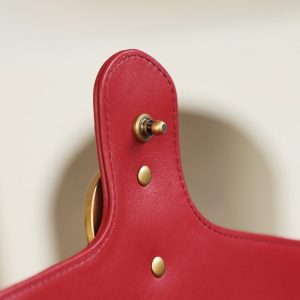 Replica Gucci GG Marmont 1955 Medium Red - best quality luxury bag dupe