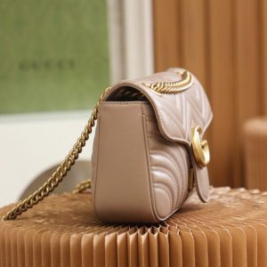 Replica Gucci GG Marmont Medium Nude - best quality luxury bag dupe