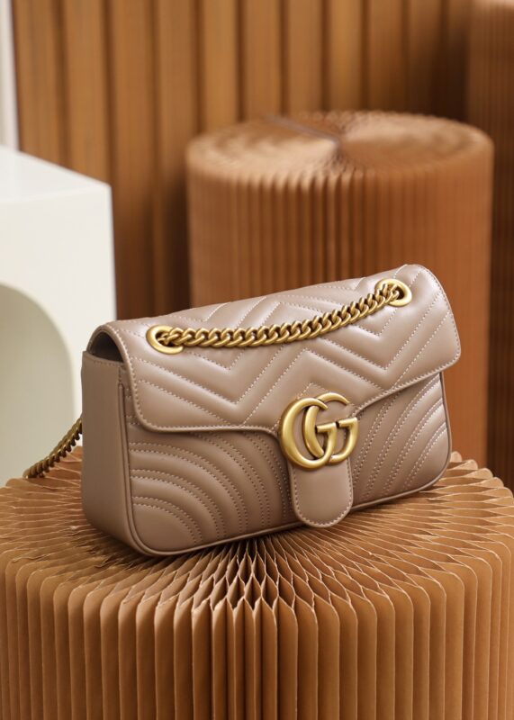 Replica Gucci GG Marmont Medium Nude - best-selling designer handbag dupe