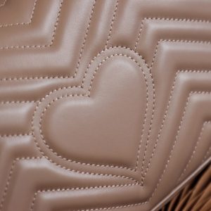 Replica Gucci GG Marmont Medium Nude - ultra-realistic fake designer tote