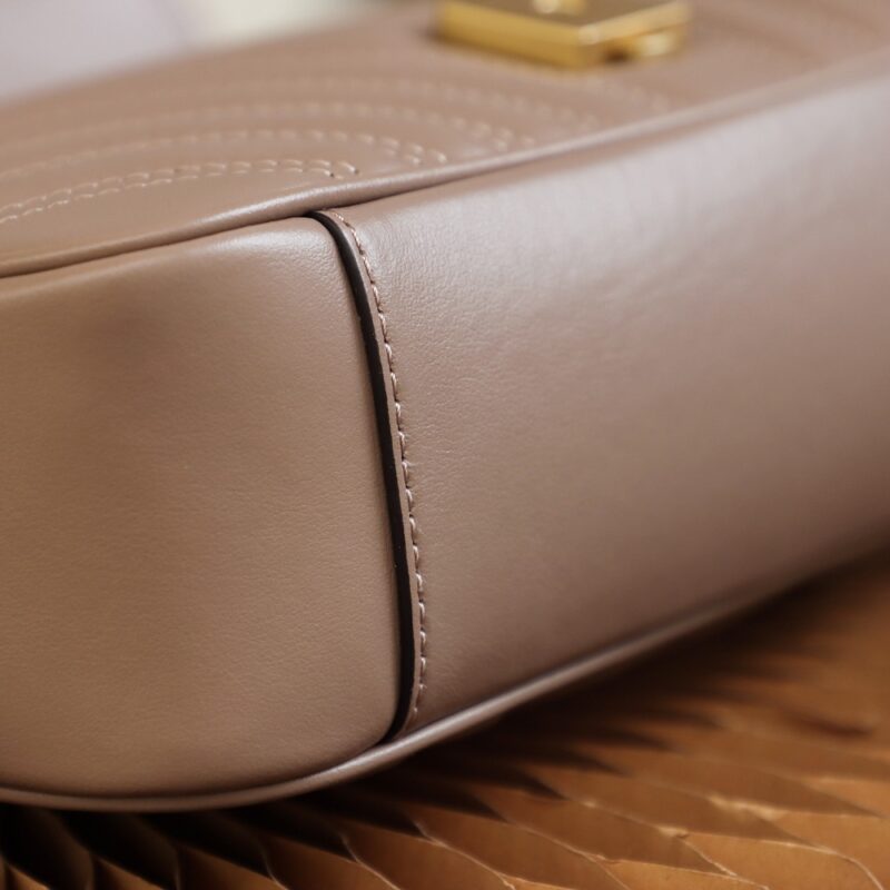 Replica Gucci GG Marmont Medium Nude - best quality luxury bag dupe