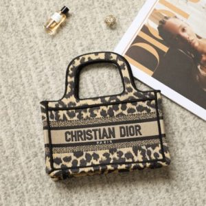 Replica Dior Tote Book Mini Leopard - top-rated replica designer bag