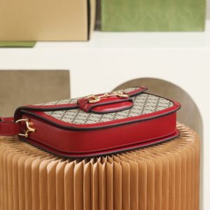 Replica Gucci Horsebit 1955 Classic Red - premium 1:1 fake handbag model