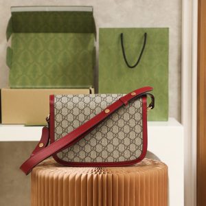 Replica Gucci Horsebit 1955 Classic Red - realistic designer-inspired fake bag