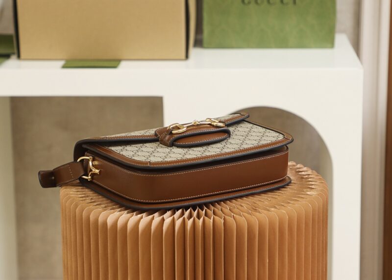 Replica Gucci Horsebit 1955 Classic Brown - ultra-realistic fake designer tote