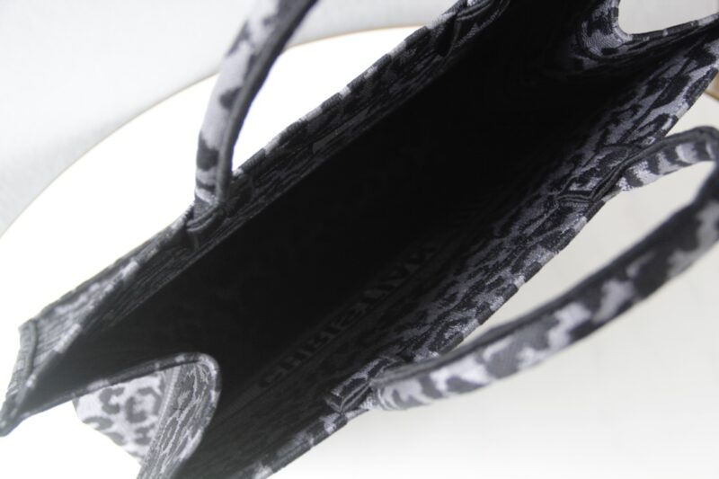 Replica Dior Tote Book Leopard Grey - elite superclone designer purse