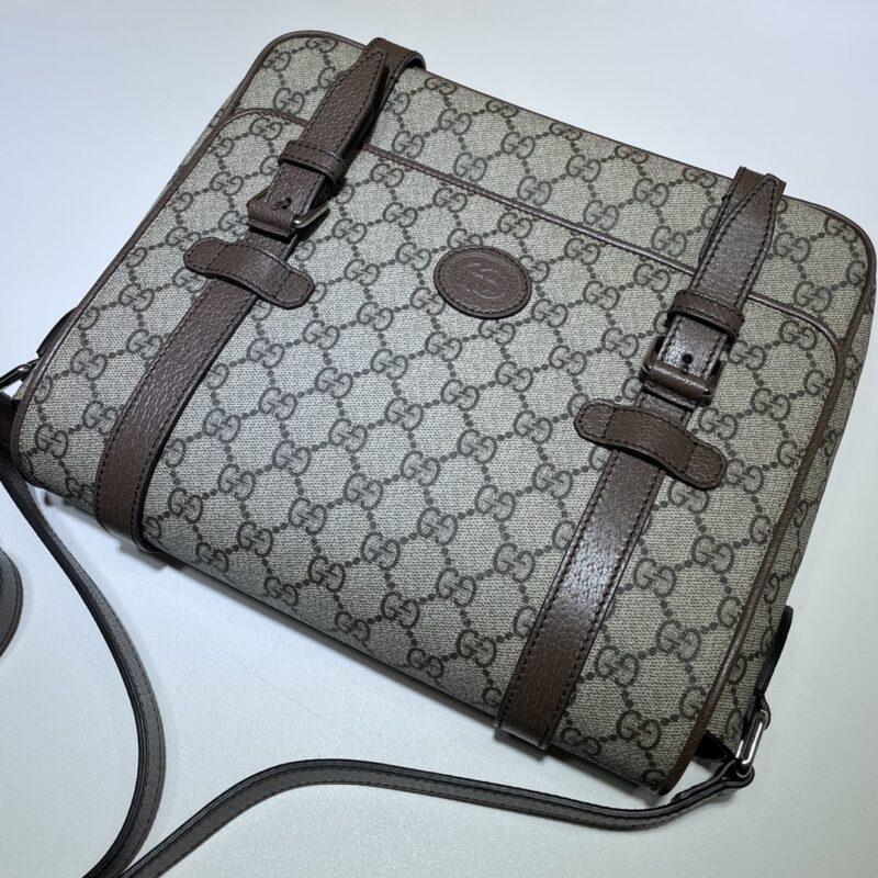 Replica Gucci GG Supreme Shoulder Bag Beige - high-accuracy replica luxury purse