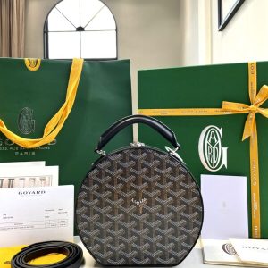 Replica Goyard Alto Box Black - near-authentic luxury replica handbag