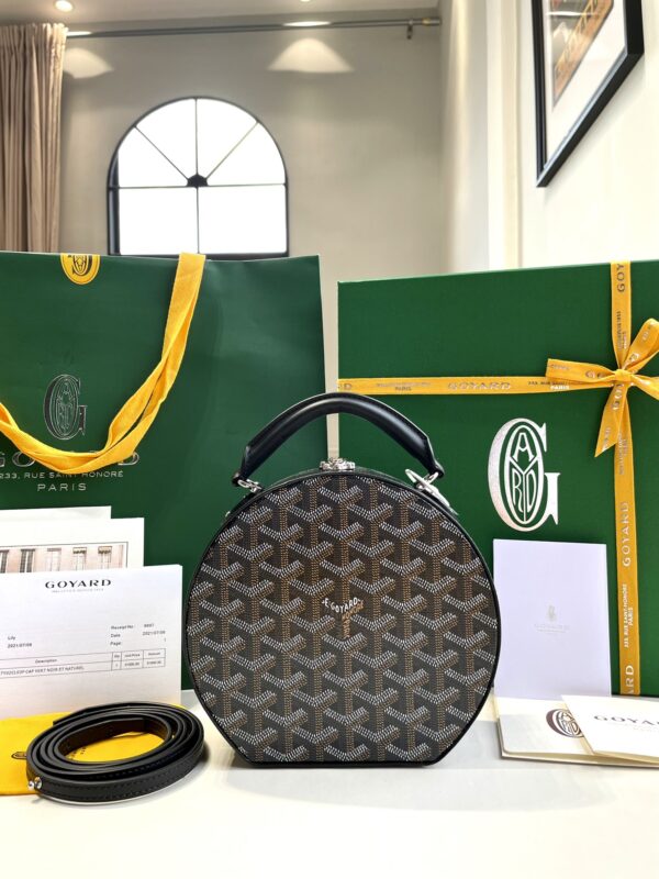 Replica Goyard Alto Box Black - near-authentic luxury replica handbag