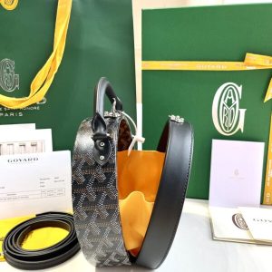 Replica Goyard Alto Box Black - near-authentic luxury replica handbag