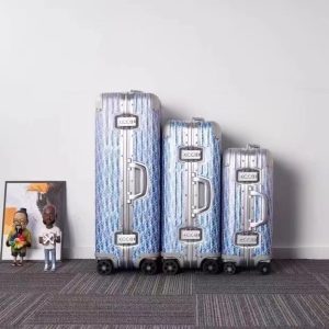 Replica Rimowa & Dior Suitcase Light Blue - top-tier luxury replica shoulder bag