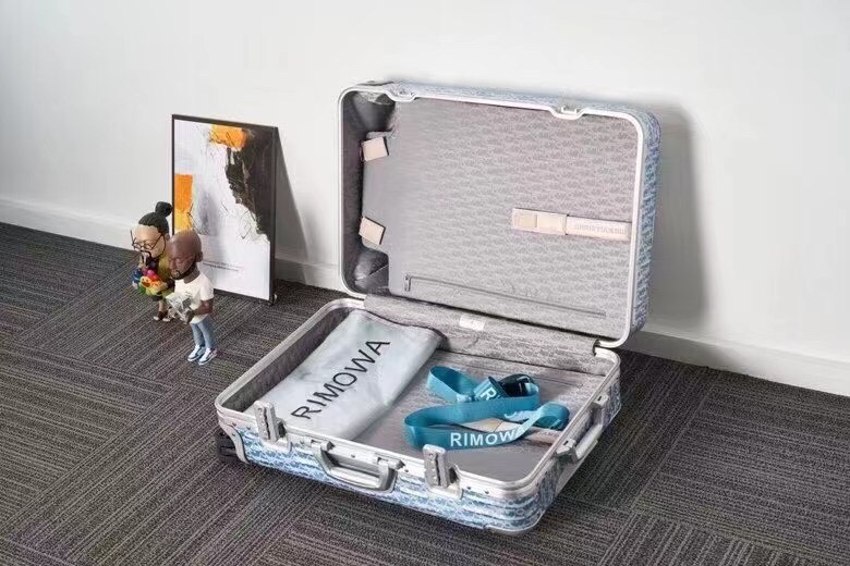 Replica Rimowa & Dior Suitcase Light Blue - premium 1:1 fake handbag model