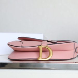 Replica Dior Saddle Bag Pink - premium 1:1 fake handbag model