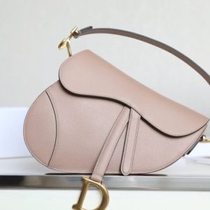 Replica Dior Saddle Bag Nude - top-tier luxury replica shoulder bag