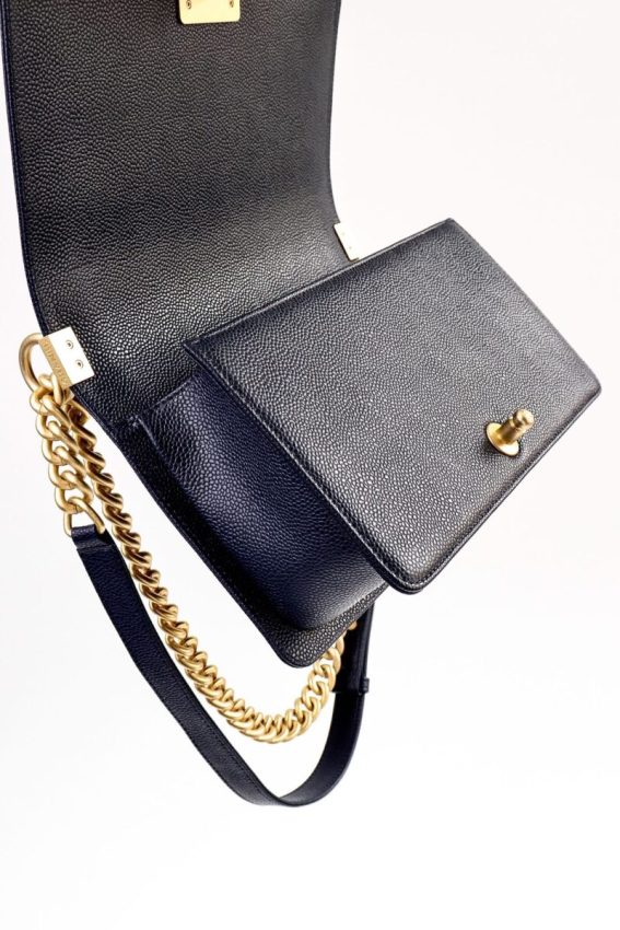 Replica CHANEL Le Boy Dark Blue - best-selling designer handbag dupe