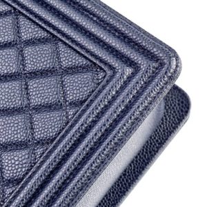 Replica CHANEL Le Boy Dark Blue - ultra-realistic fake designer tote