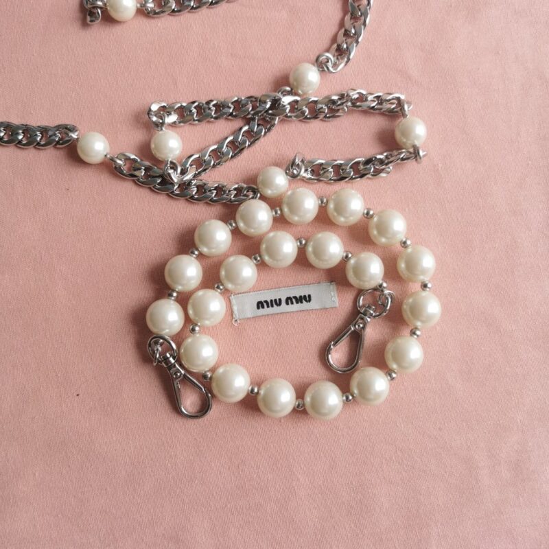 Replica Miu Miu Matelassé Pearl Pink - near-authentic luxury replica handbag