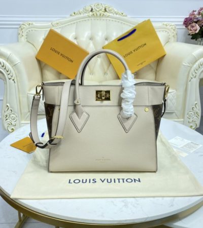 Replica Louis Vuitton On My Side White - top-rated replica designer bag