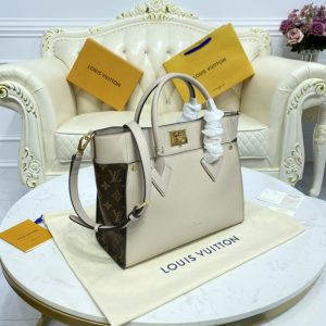 Replica Louis Vuitton On My Side White - top-rated replica designer bag