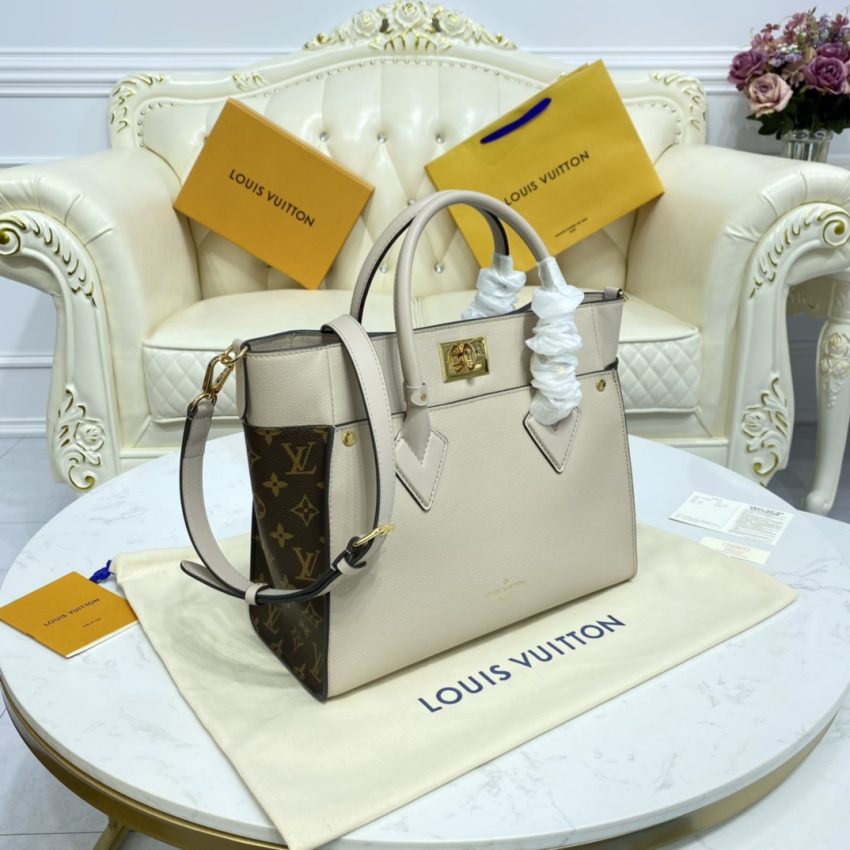 Replica Louis Vuitton On My Side White - top-rated replica designer bag