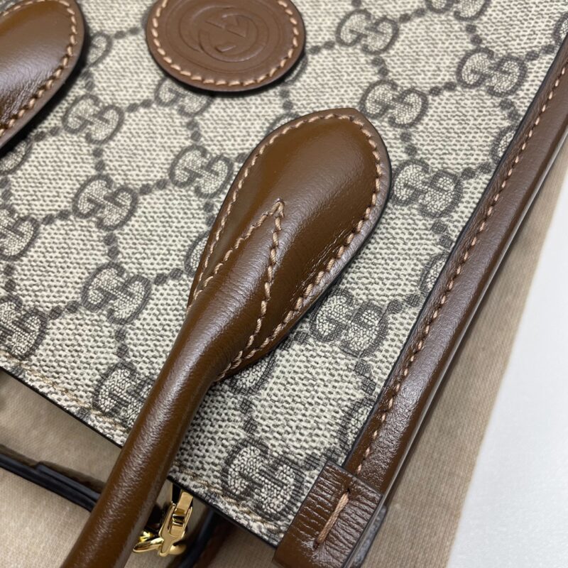 Replica Gucci Ophidia Mini Tote Bag Beige - realistic designer-inspired fake bag