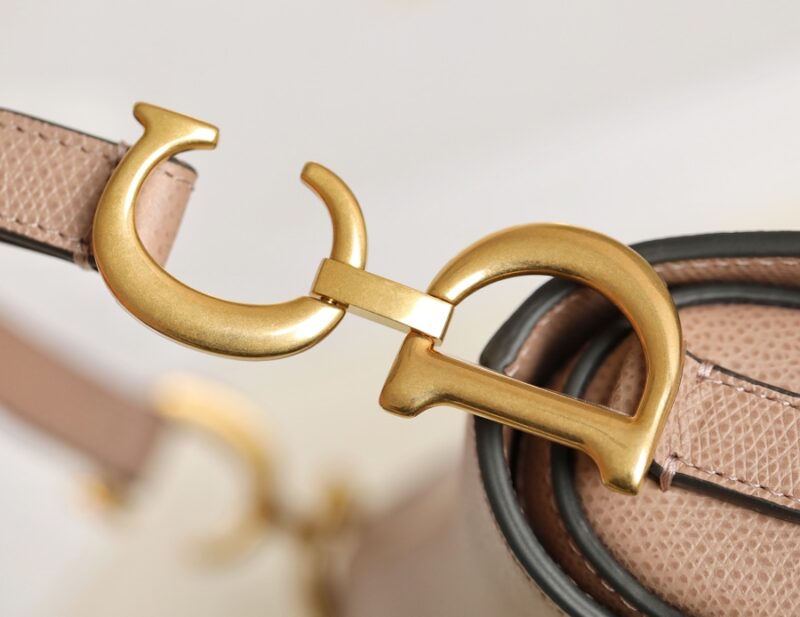 Replica Dior Saddle Bag Small Nude - premium 1:1 fake handbag model