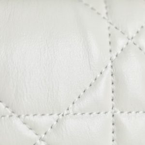 Replica Dior Caro Bag White Gunmetal - high-accuracy replica luxury purse
