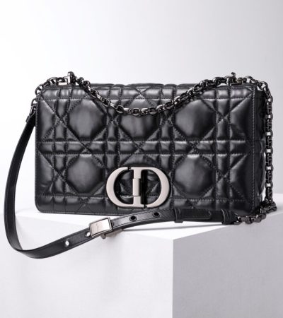 Replica Dior Caro Bag Diamond Black - 1:1 designer replica handbag
