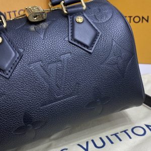 Replica Louis Vuitton Speedy Bandouliere 20 Full Black - 1:1 designer replica handbag