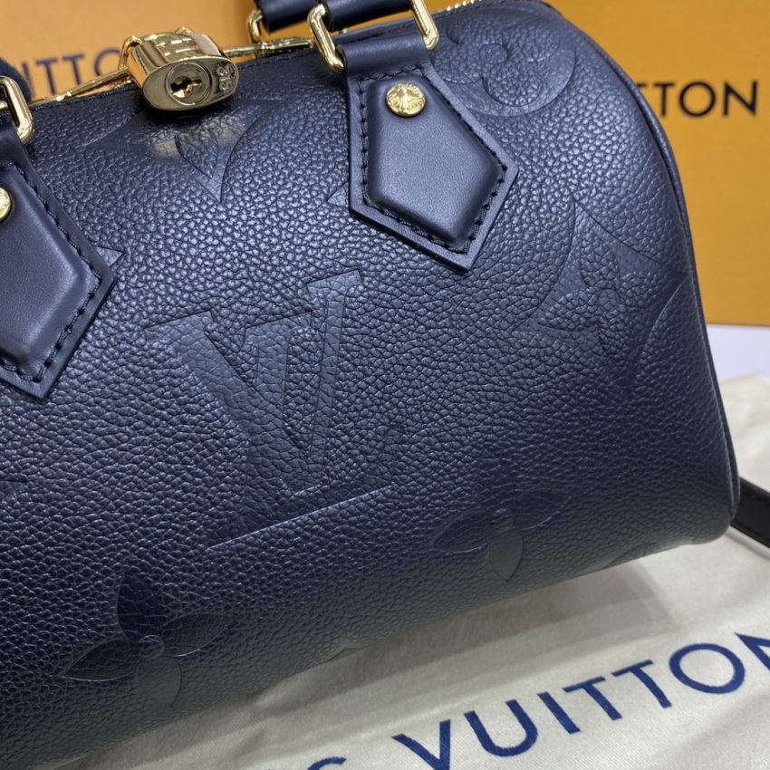 Replica Louis Vuitton Speedy Bandouliere 20 Full Black - 1:1 designer replica handbag