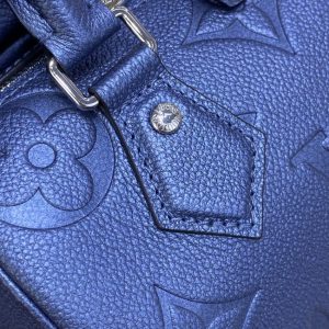Replica Louis Vuitton Speedy Bandouliere 20 Dark Blue - high-accuracy replica luxury purse