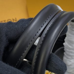 Replica Louis Vuitton On My Side PM Black - near-authentic luxury replica handbag