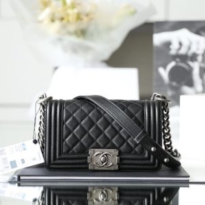 Replica CHANEL Le Boy Black Small - high-quality designer bag clone