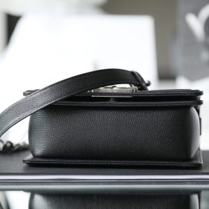 Replica CHANEL Le Boy Black Small - premium 1:1 fake handbag model