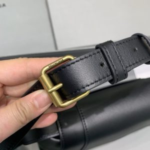 Replica Balenciaga Hourglass Mini Black - best quality luxury bag dupe